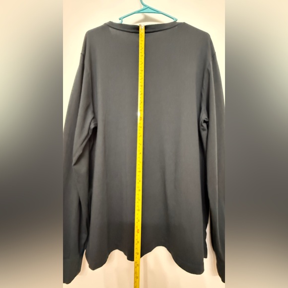 Polo Ralph Lauren Men’s Black V Neck Long Sleeve Shirt Size L 20*26 Red Pony - Picture 7 of 9